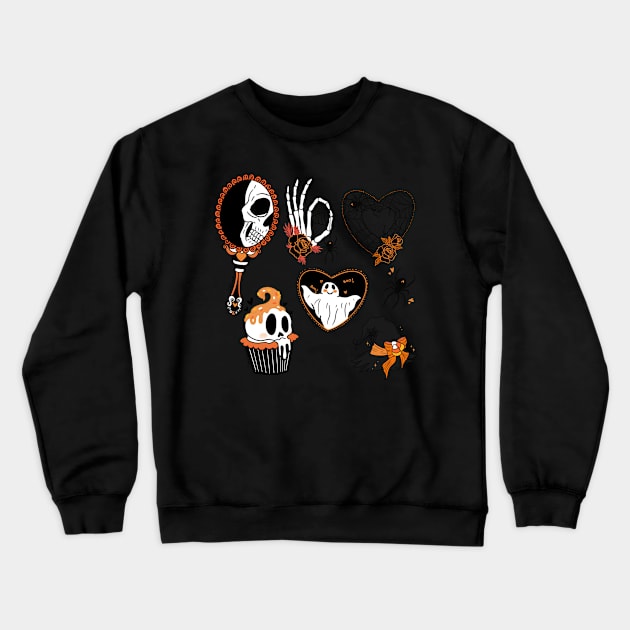 Halloween Crewneck Sweatshirt by Iblue